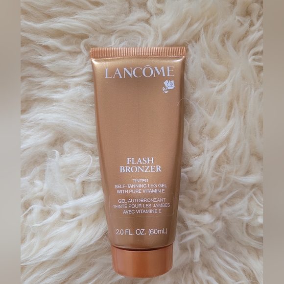 Lancome Flash Bronzer Tinted Self-Tanning Leg Gel +Clarins Liquid Bronze Tanning - Picture 2 of 5